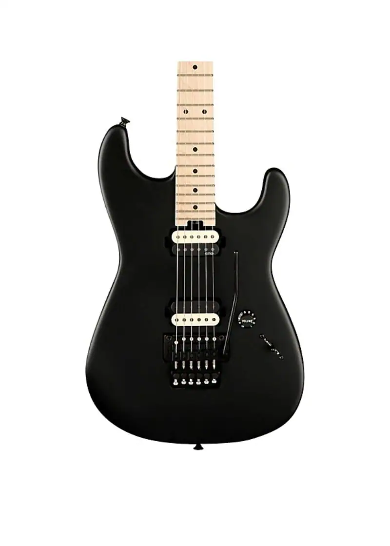 charvel jim root signature pro mod san dimas style 1 hh fr m electric guitar Guitarra eléctrica Charvel Jim Root Signature Pro-Mod detalle del cuerpo Satin Black