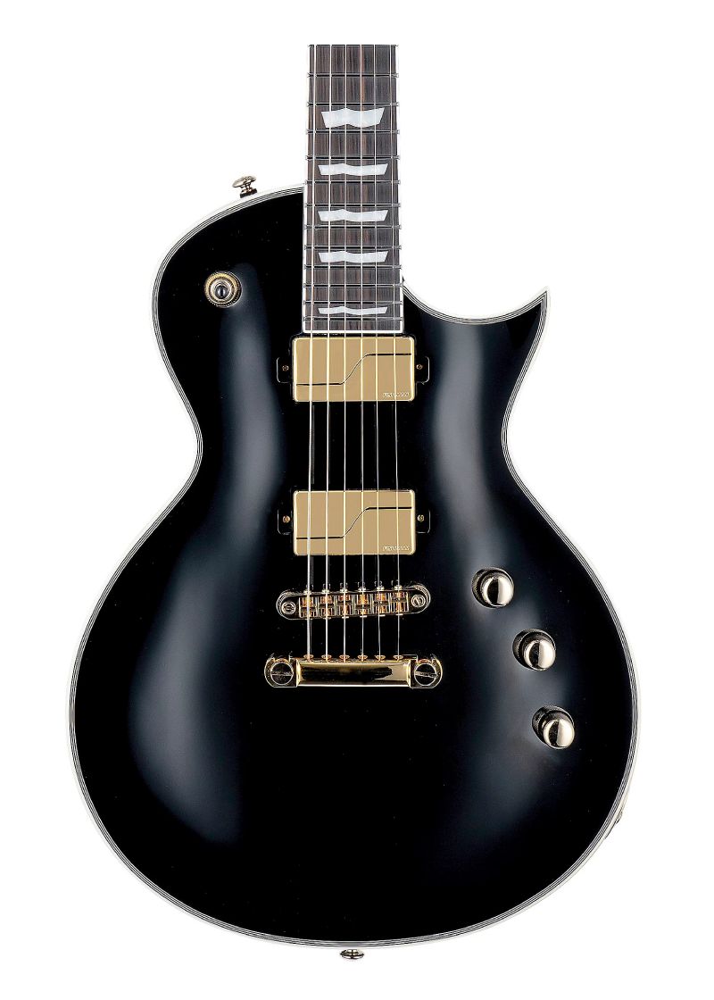 esp ltd ec 1000 electric guitar Guitarra eléctrica ESP LTD EC-1000 detalle del cuerpo Black