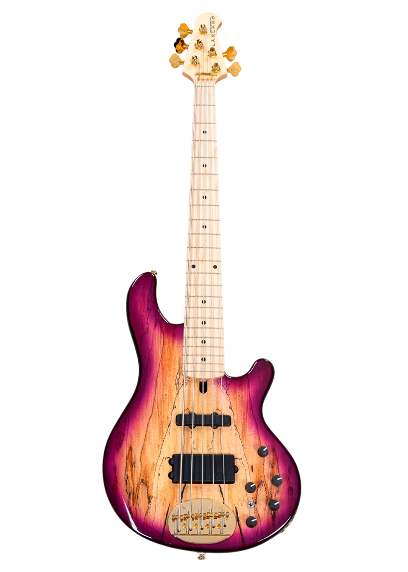 lakland 55 02 deluxe electric bass violet burst maple