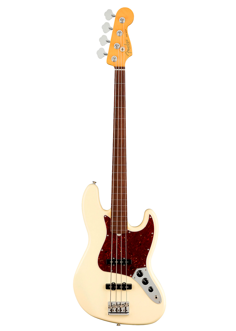 Bajo eléctrico Fender American Professional II Fretless Jazz Bass vista frontal