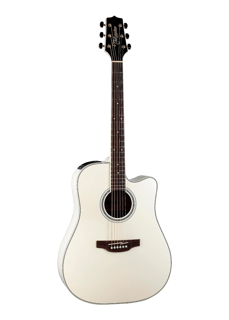 takamine gd37ce dreadnought acoustic electric guitar pearl white