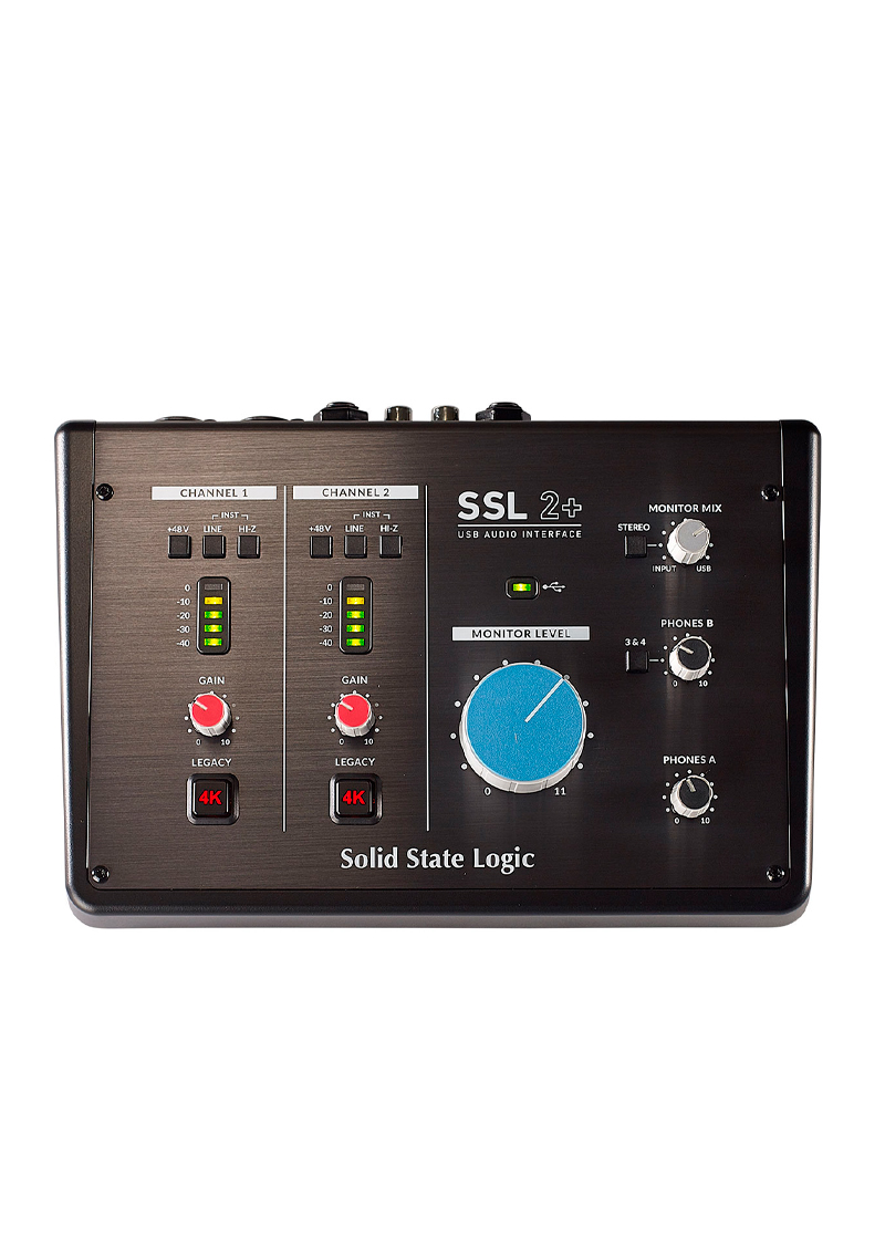 solid state logic ssl 2+ usb audio interface