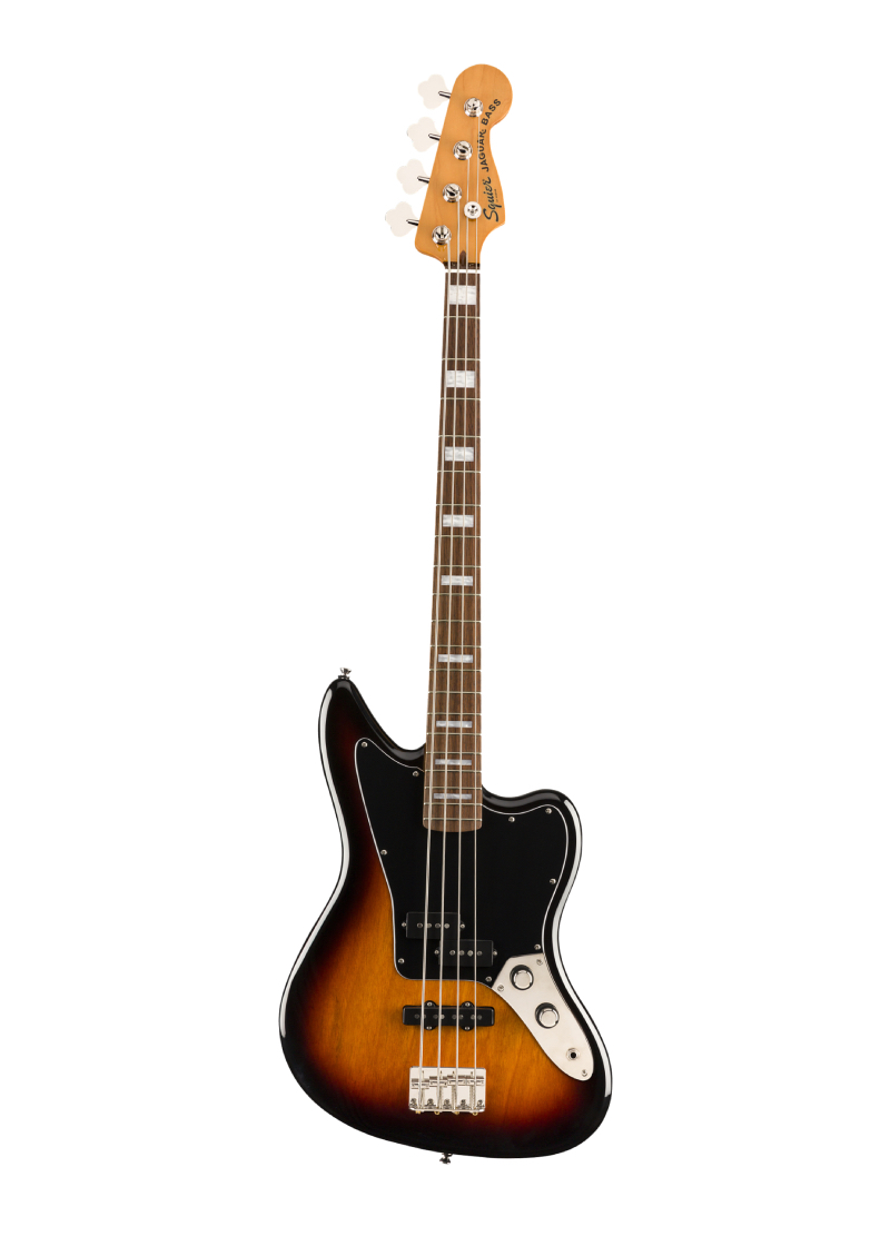 squier classic vibe jaguar bass 3 color sunburst