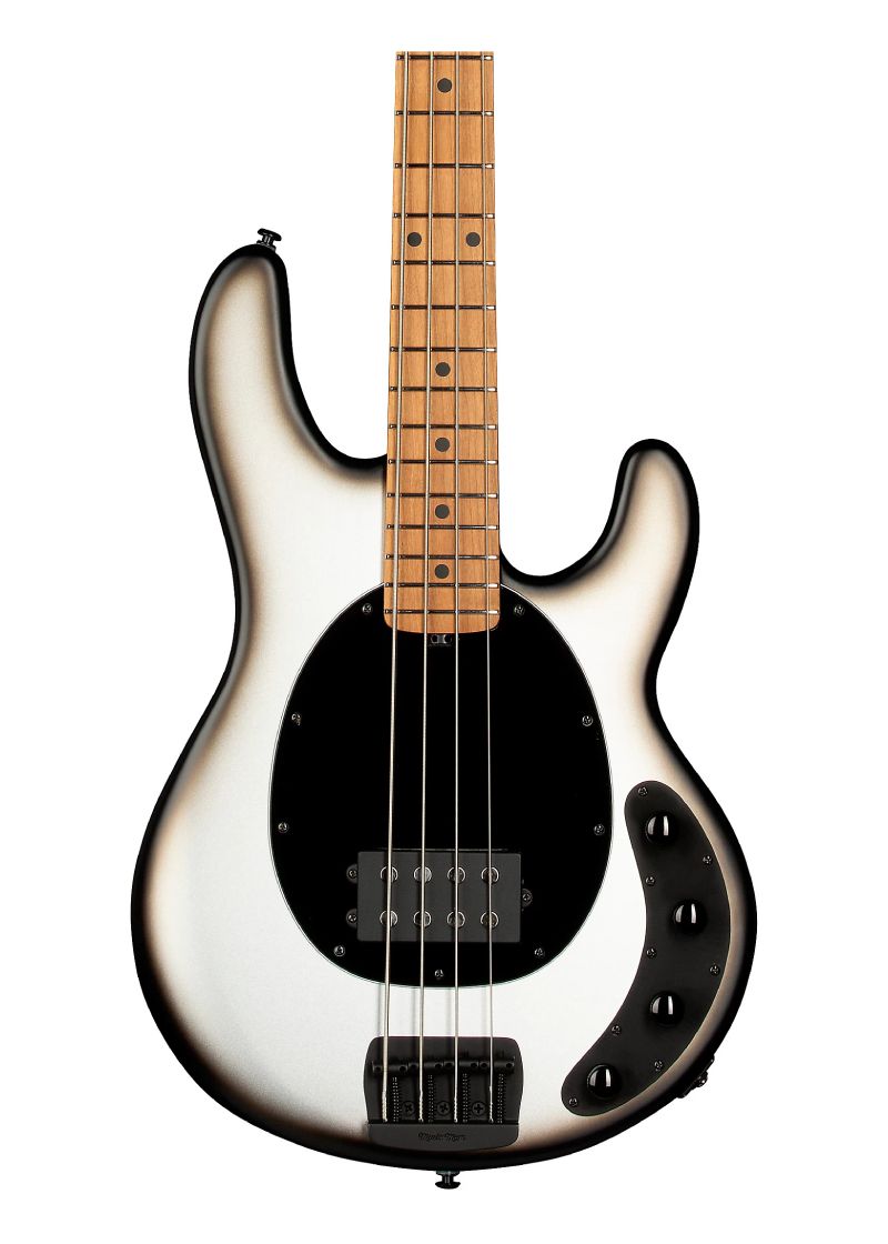 ernie ball music man stingray special h electric bass guitar Bajo eléctrico Ernie Ball Music Man StingRay Special H detalle del cuerpo Black Rock