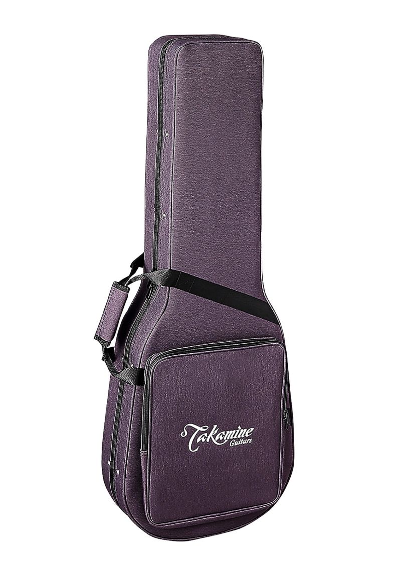 takamine ef381sc 12 string dreadnought cutaway acoustic electric guitar black Estuche SH200 Takamine para guitarra electroacústica