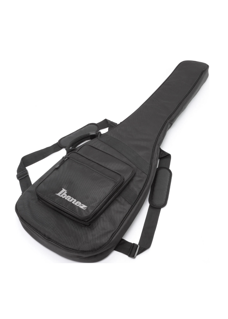ibanez premium sr1420b 4 string electric bass guitar caribbean green low gloss Gig bag negro para bajo eléctrico Ibanez con bolsillo frontal