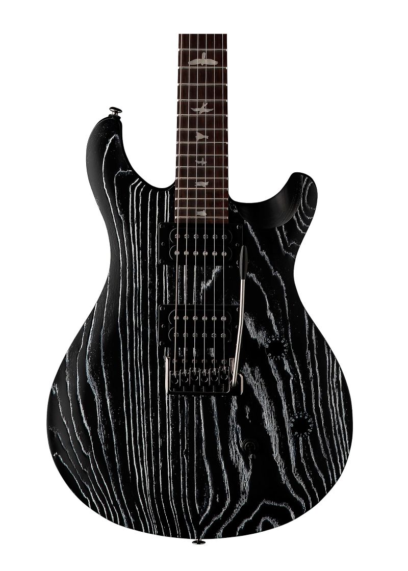 prs se swamp ash ce 24 sandblasted ltd electric guitar Guitarra eléctrica PRS SE Swamp Ash CE 24 detalle del cuerpo Sandblasted White