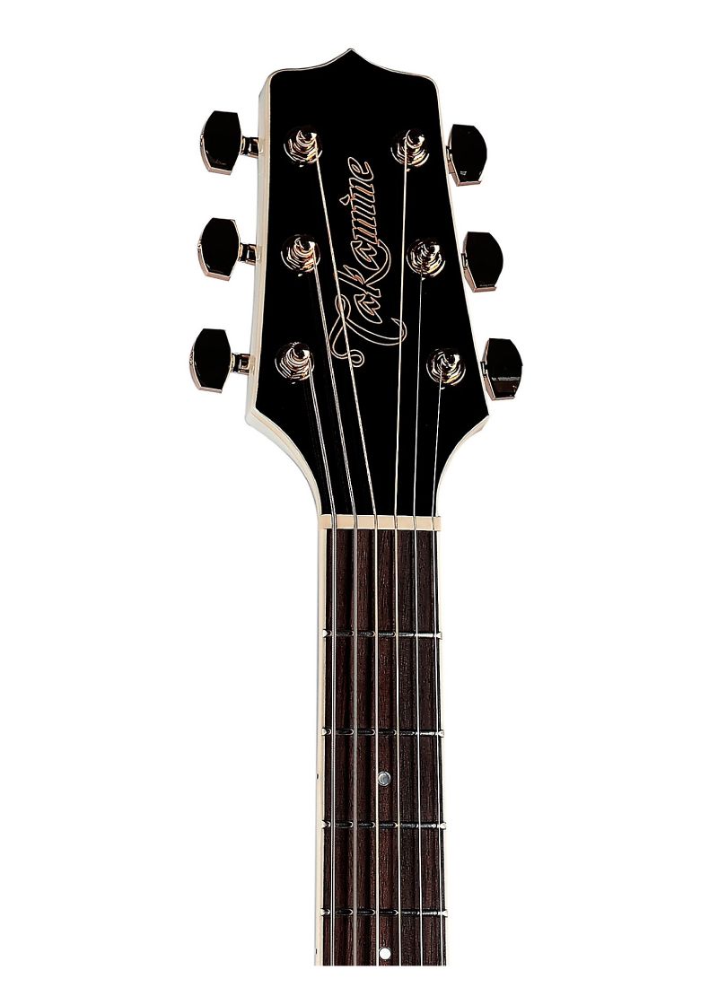 takamine gd37ce dreadnought acoustic electric guitar pearl white Guitarra electroacústica Takamine GD37CE Pearl White detalle del diapasón.