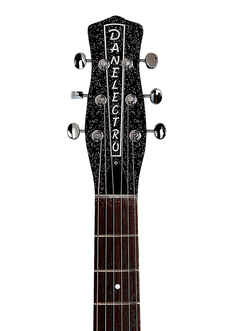 danelectro fifty niner semi hollow electric guitar Guitarra eléctrica Danelectro FIFTY NINER Semi-Hollow detalle del diapasón