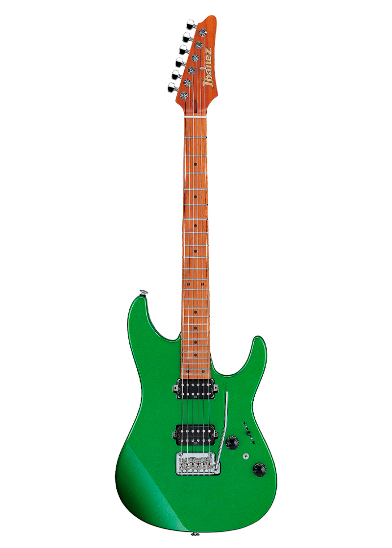 ibanez az2402 prestige electric guitar apple green metallic