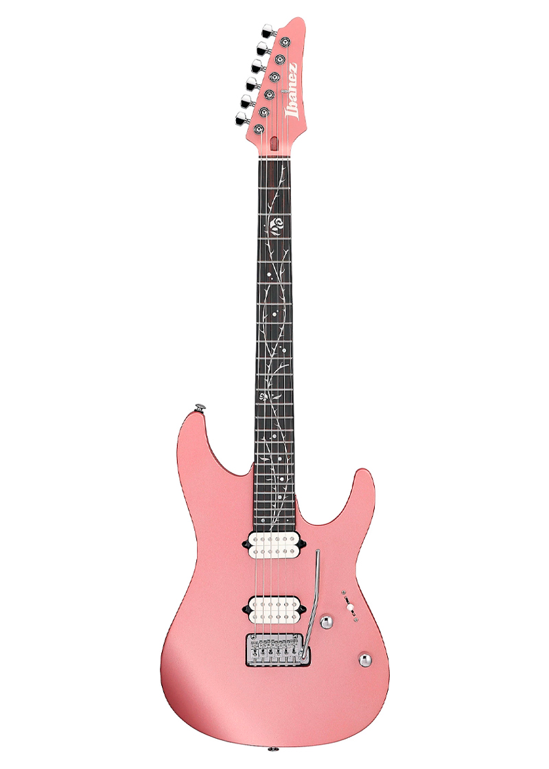 ibanez tim henson signature electric guitar metallic mauve