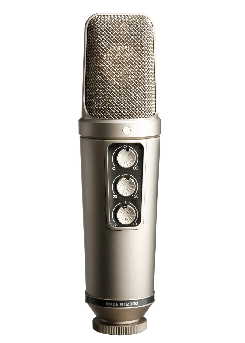 rode nt2000 large diaphragm condenser microphone