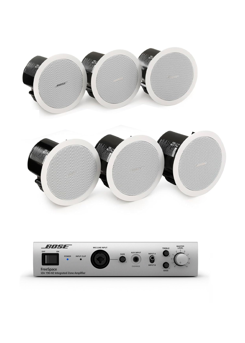 bose audio pack surface x 6 white c6w