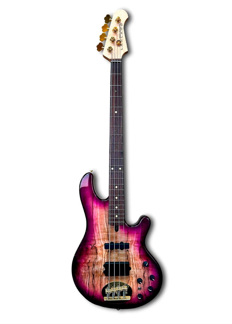 lakland 44 02 deluxe electric bass violet burst rosewood