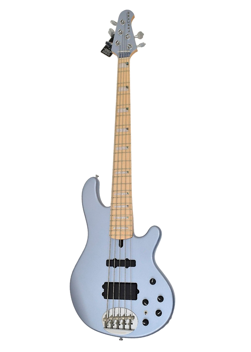 lakland 55 02 custom electric bass ice blue maple