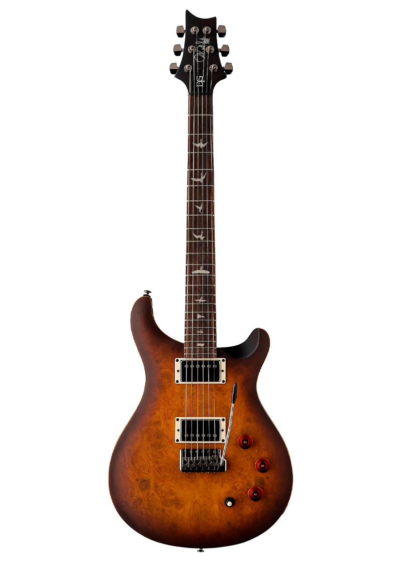 prs se exotic dgt laurel burl electric guitar mccarty tobacco burst