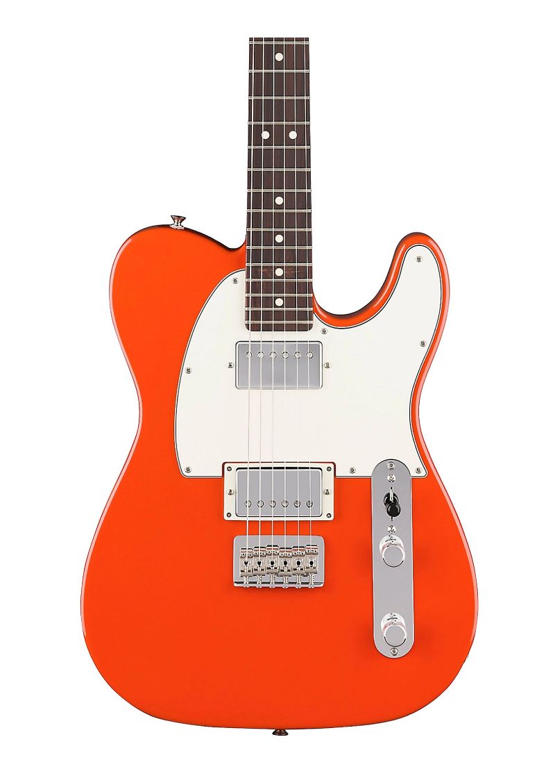 fender player ii telecaster hh rosewood fingerboard electric guitar Guitarra eléctrica Fender Player II Telecaster HH detalle del cuerpo Rallye Orange