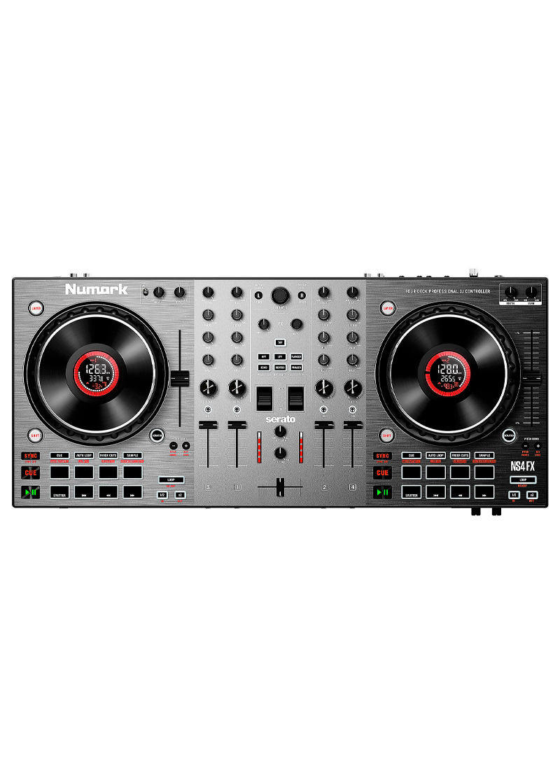 numark ns4fx de 4 decks controlador de dj profesional
