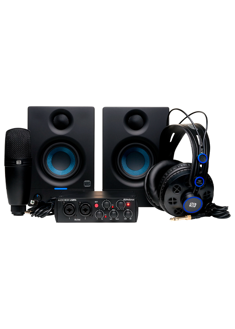 presonus audiobox 96k complete bundle