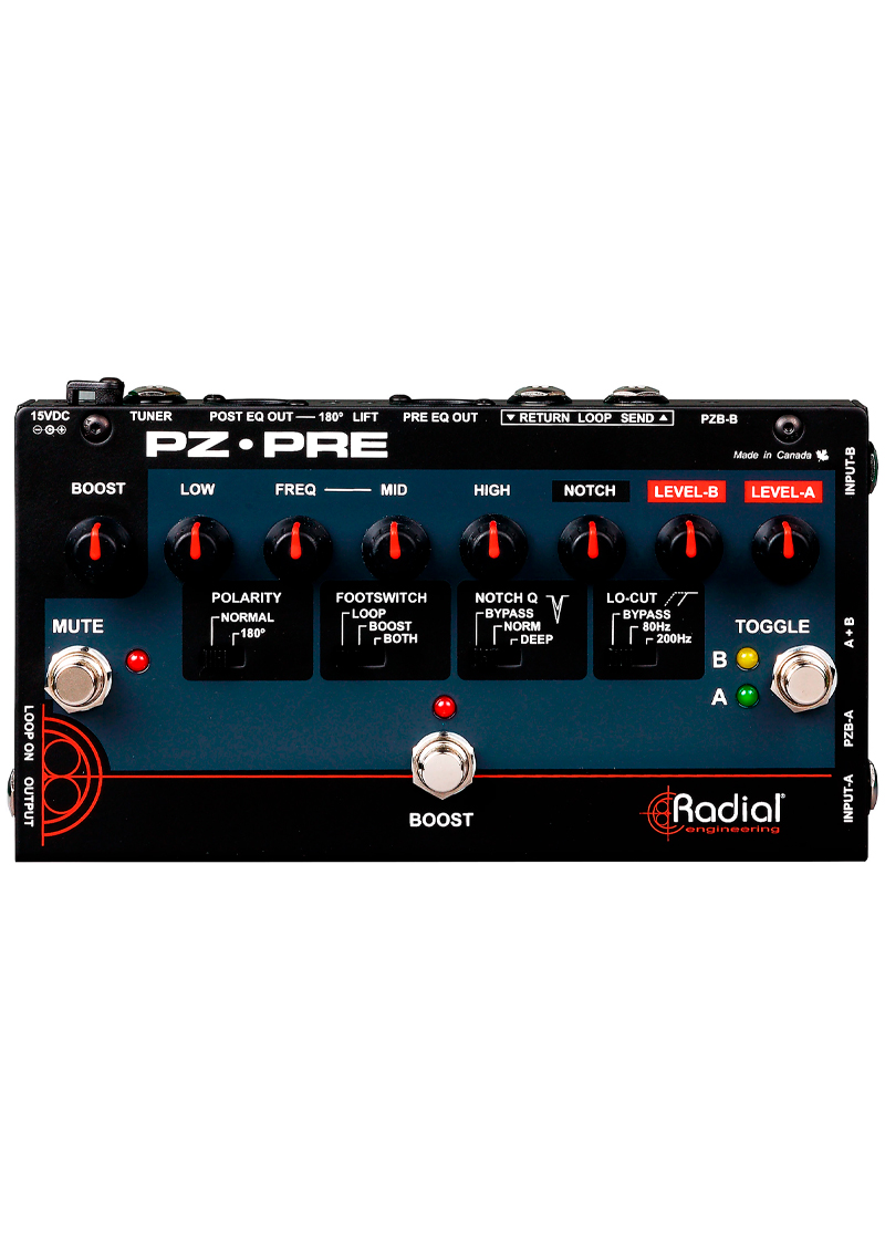 radial pz pre acoustic preamp