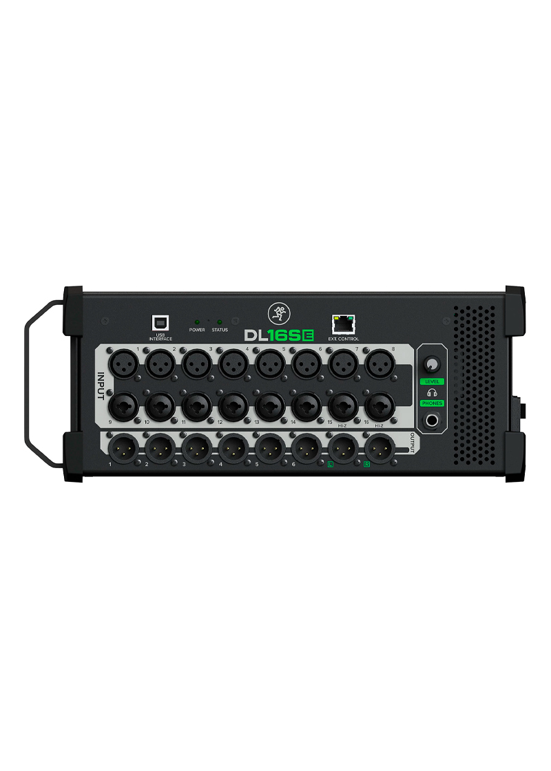 mackie dl16se 16 channel digital rack mixer