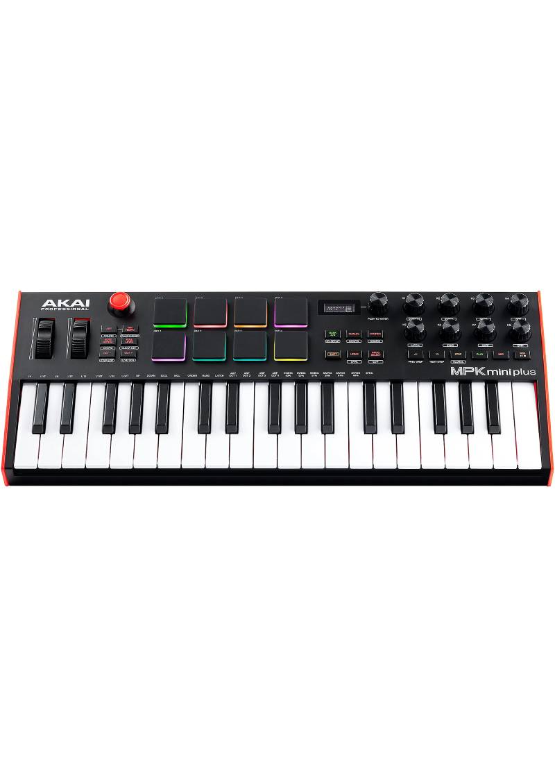Controlador de teclado Akai Professional MPK mini plus de 37 teclas