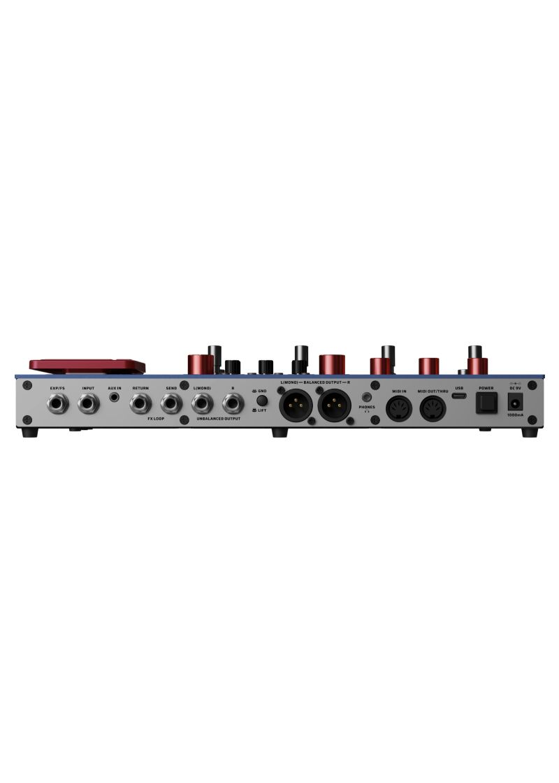 valeton gp 200x guitar multi effects processor Pedalera multiefectos Valeton GP-200X conexiones posteriores