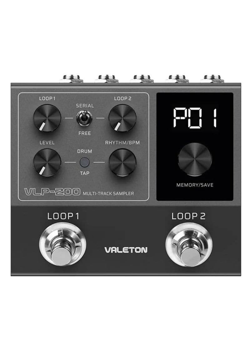 Pedal looper Valeton VLP-200 vista frontal