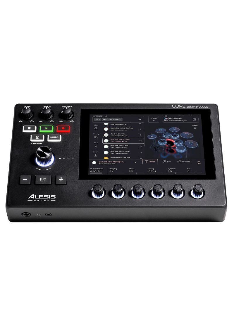 alesis strata core electronic drum kit Módulo de batería electrónica Alesis con pantalla táctil