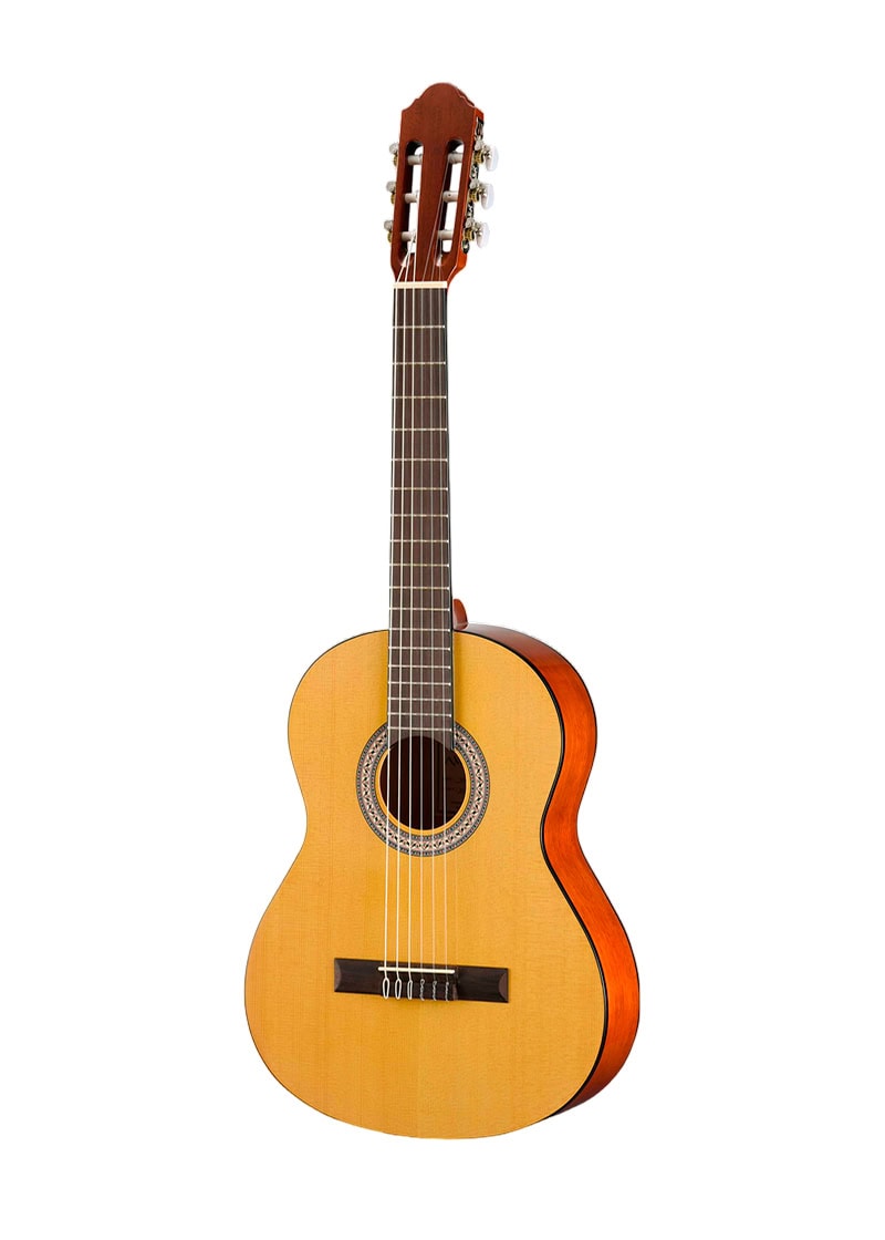 Guitarra clásica Walden N350-3/4 vista frontal