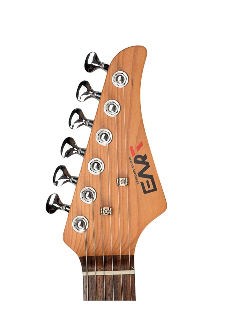 eart american cp 1 electric guitar leaf green Guitarra eléctrica EART CP-1 detalle del clavijero
