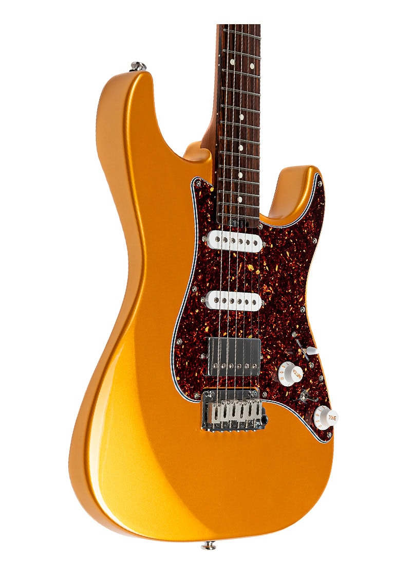 eart american dmx 9tc electric guitar Guitarra eléctrica EART DMX-9TC detalle del cuerpo