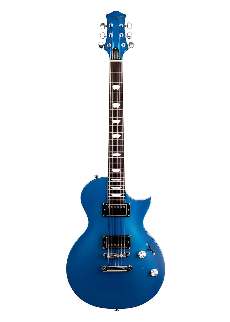 Guitarra eléctrica Eart Venus EGLP-610 vista frontal Saphire