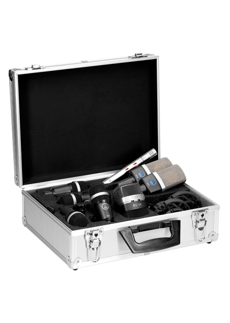 Micrófonos para batería AKG Drumset Premium 8-piece vista frontal