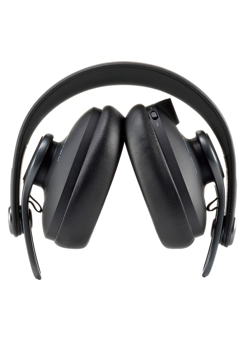 akg k371 bt studio headphones with bluetooth black Audífonos de estudio AKG K371-BT vista frontal