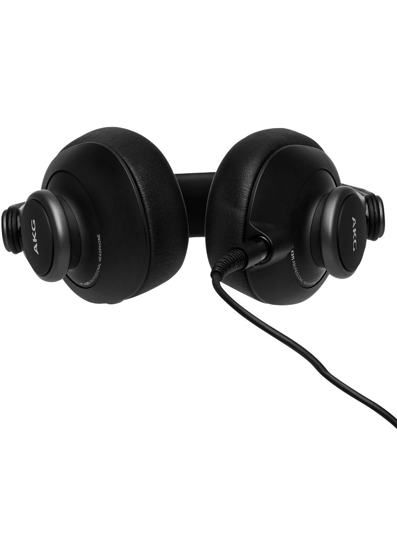 akg k371 closed back studio headphones Audífonos de estudio AKG K371 vista lateral con cable desmontable