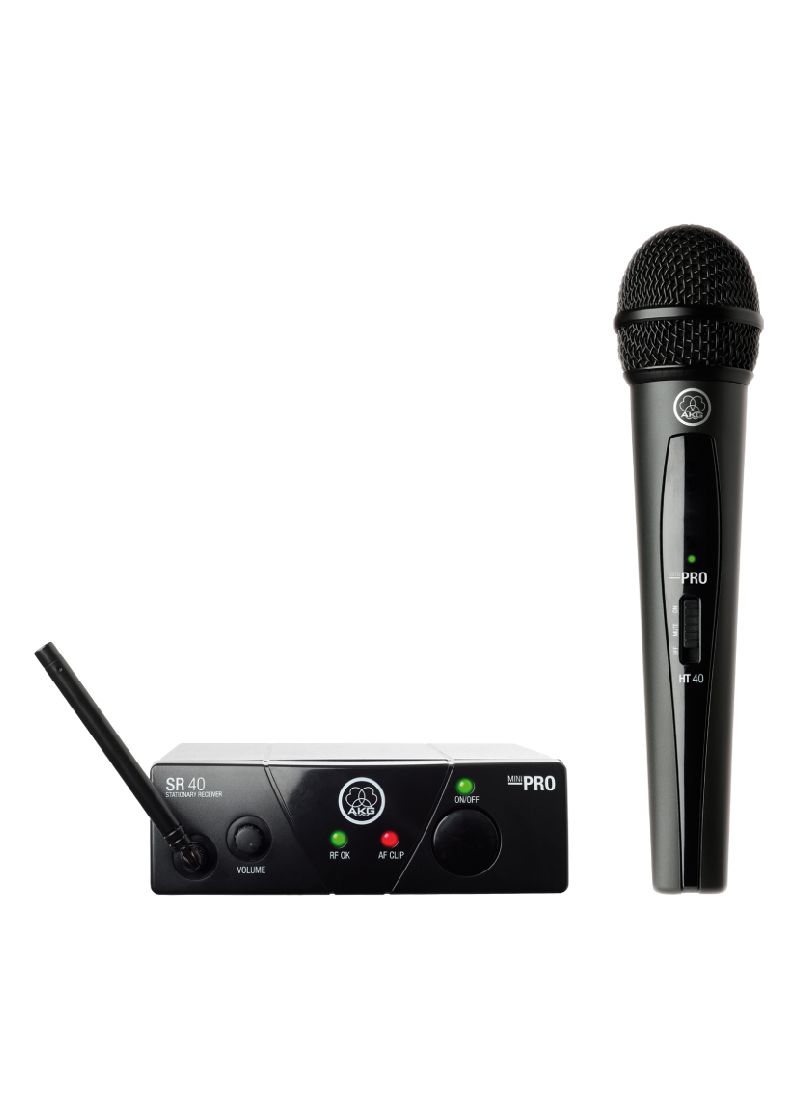 Micrófono inalámbrico AKG WMS40 Mini 2 Mix Set vista frontal