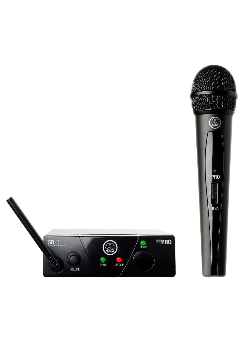 Micrófono inalámbrico AKG WMS40 Mini Vocal Set Band US25C vista frontal