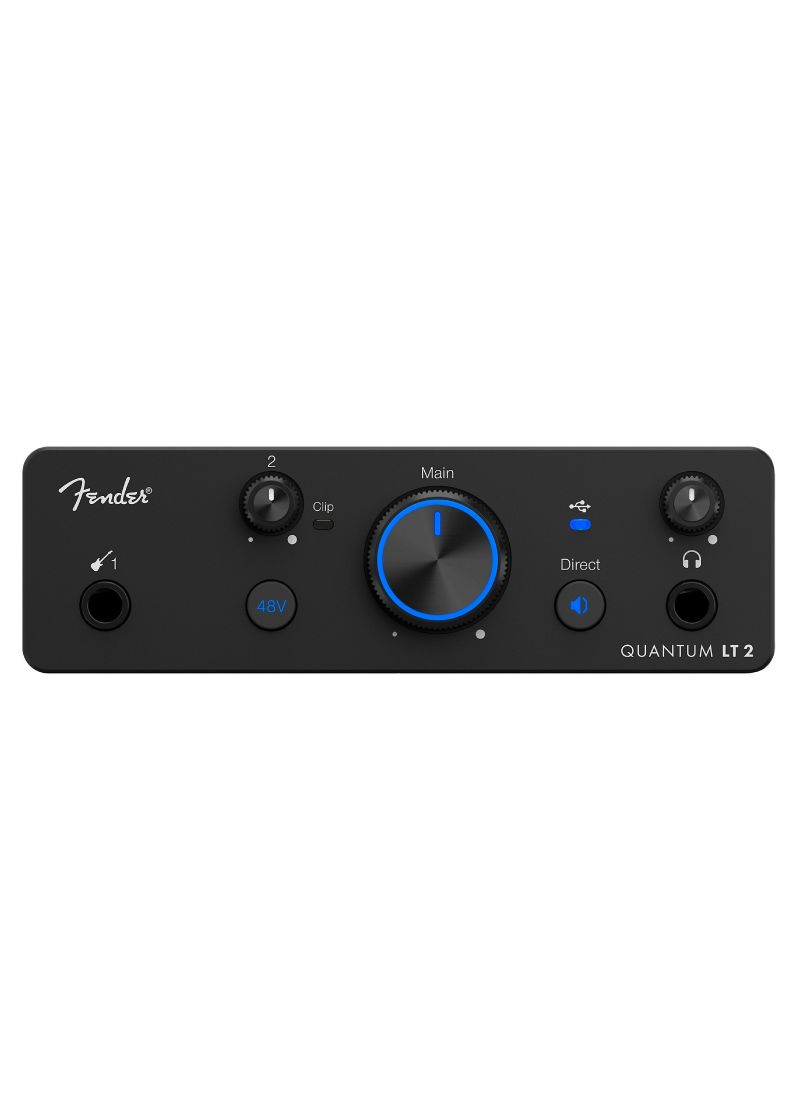 Interfaz de audio Fender Quantum LT 2 vista frontal