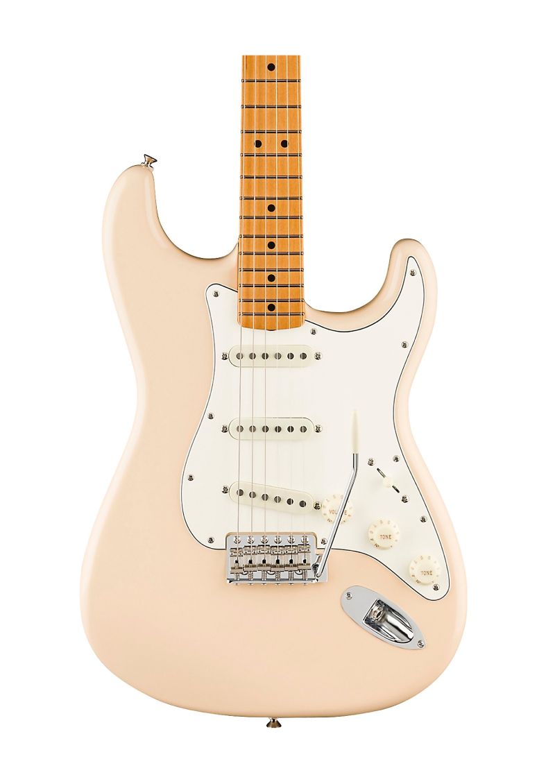 fender vintera iii late '60s stratocaster electric guitar maple fingerboard olympic white Guitarra eléctrica Fender Vintera III Late '60s Stratocaster detalle del cuerpo
