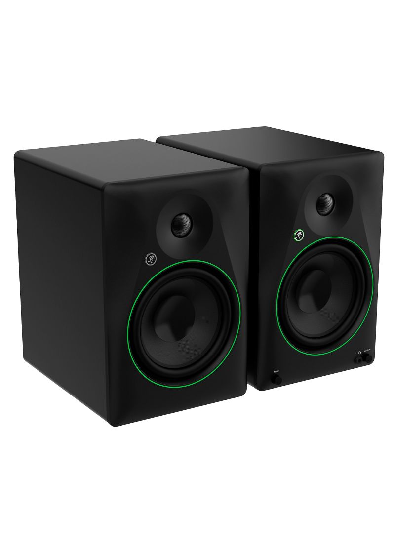 mackie cr8bt powered studio monitors with tone control and bluetooth pair 8 in Monitores Mackie CR8BT vista lateral