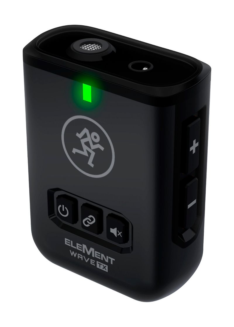 mackie element wave lav wireless microphone system Micrófono Mackie EleMent Wave LAV vista frontal