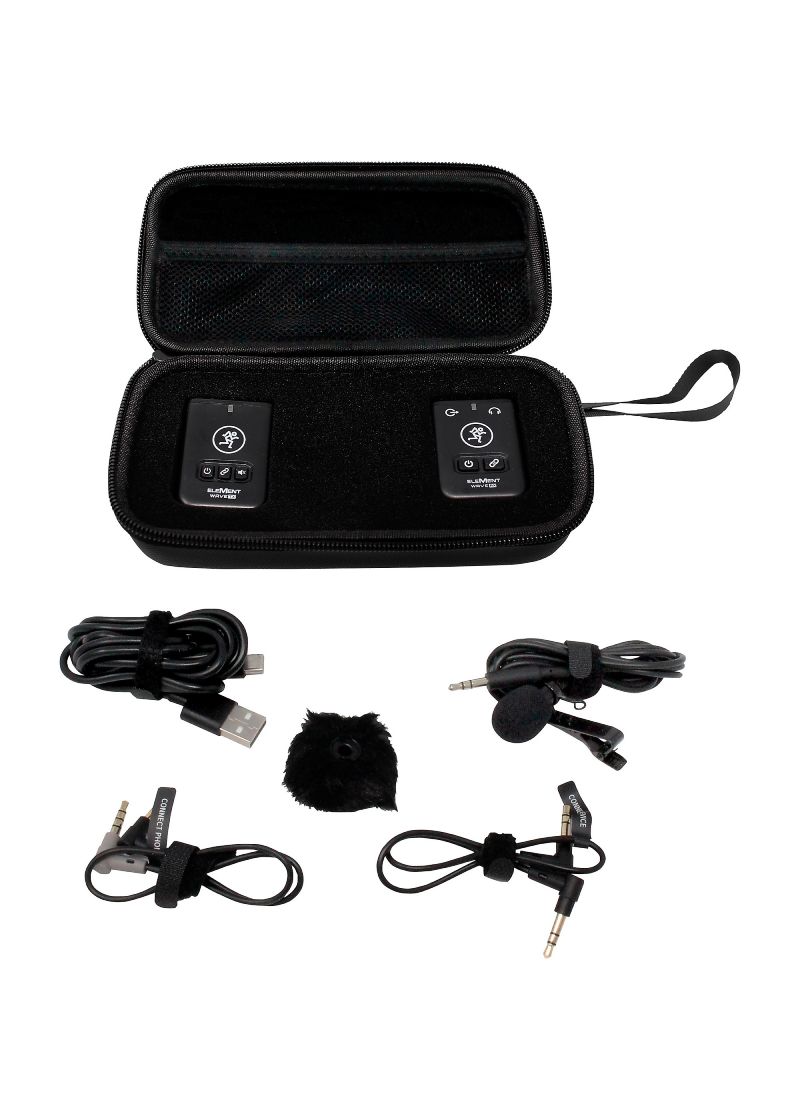 mackie element wave lav wireless microphone system Micrófono Mackie EleMent Wave LAV vista set