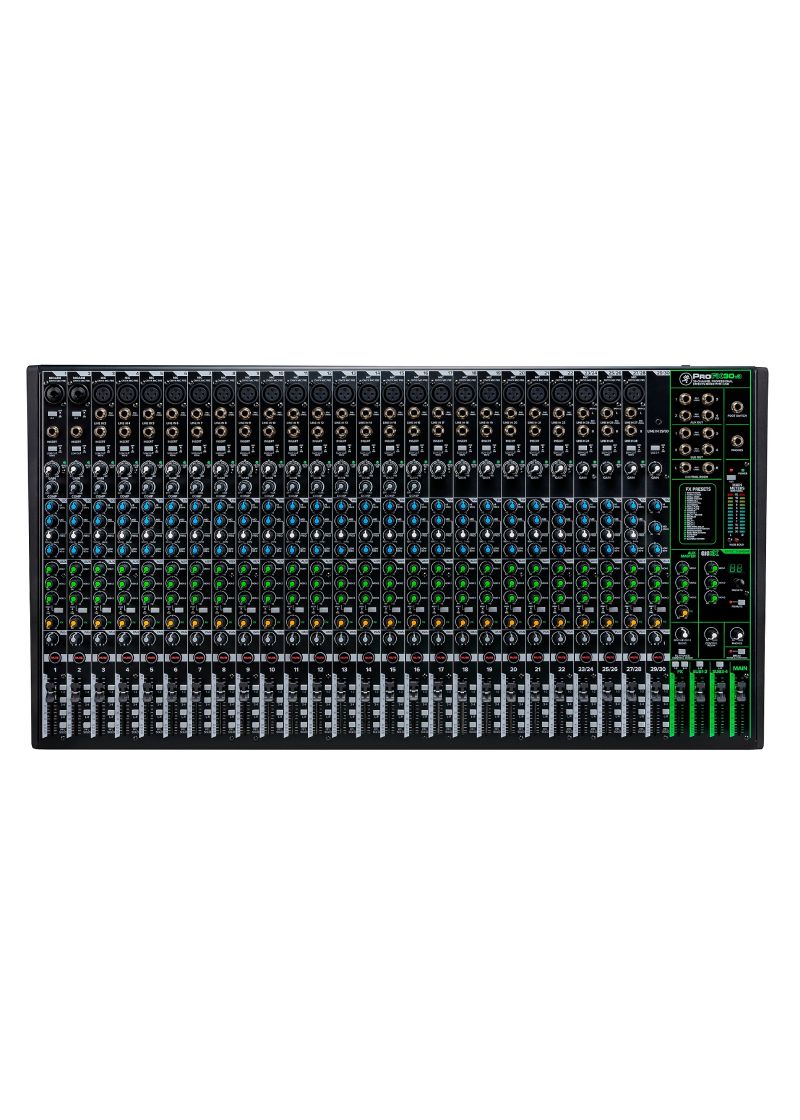 Mesa de mezclas Mackie ProFX30v3 vista frontal