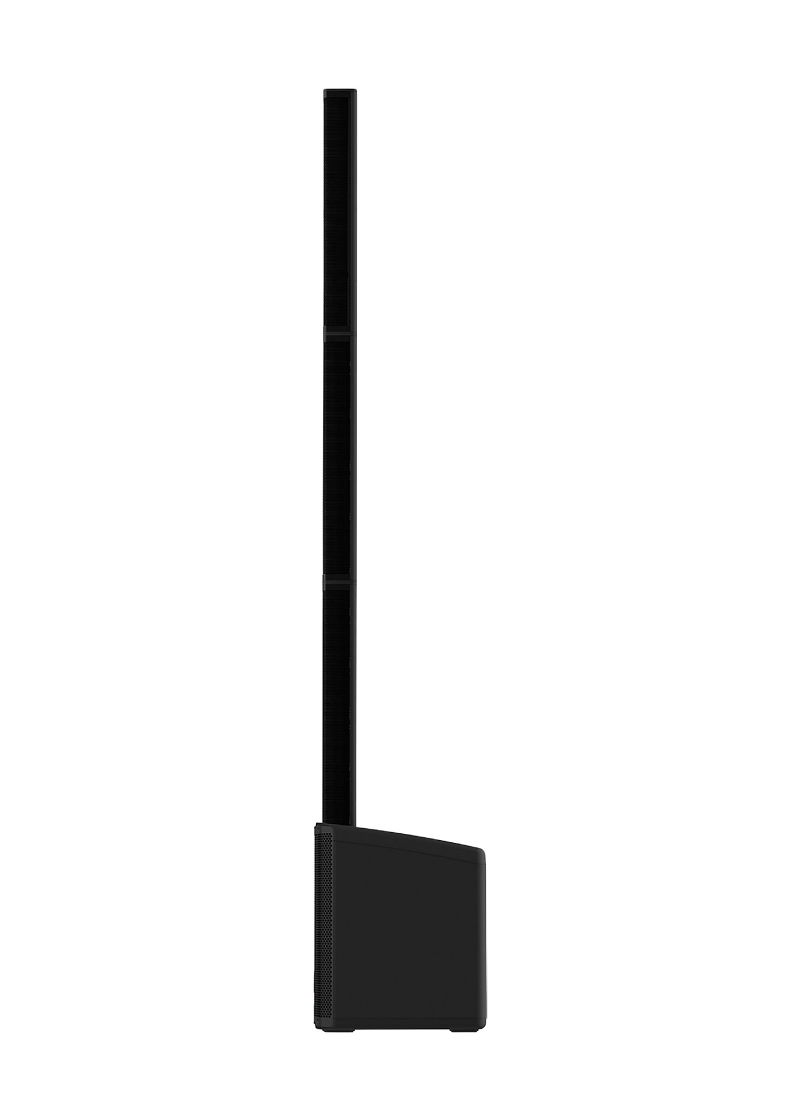 mackie srm flex portable column pa system Sistema PA de columna Mackie SRM-Flex vista lateral