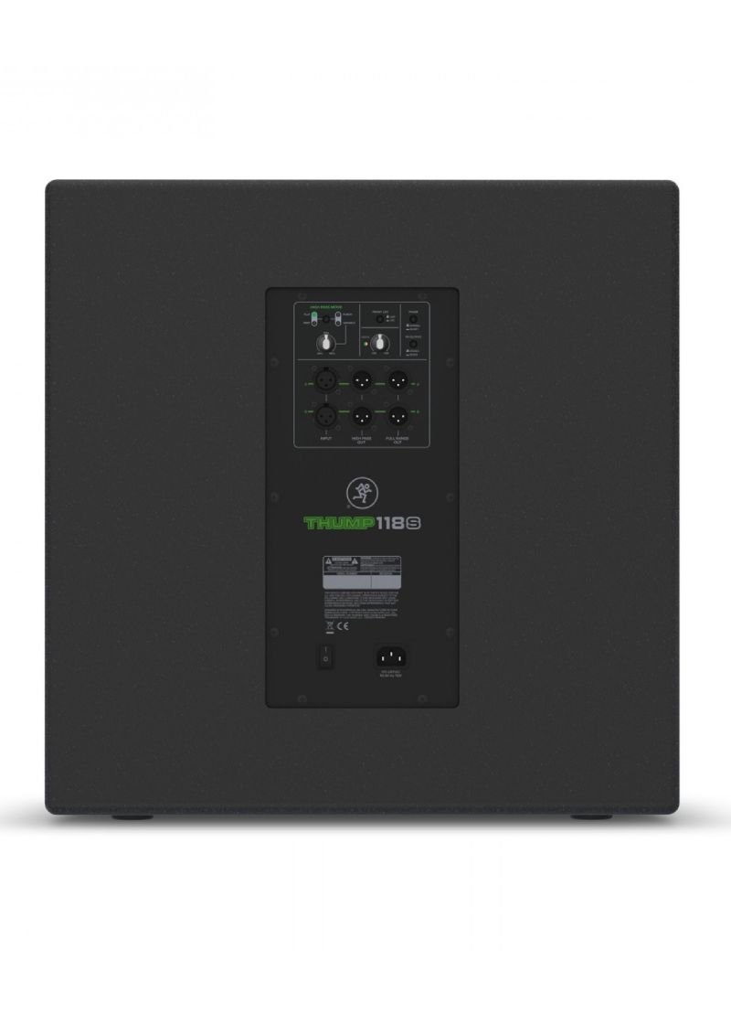 mackie thump118s subwoofer 18” Subwoofer Mackie Thump118S detalle del panel posterior