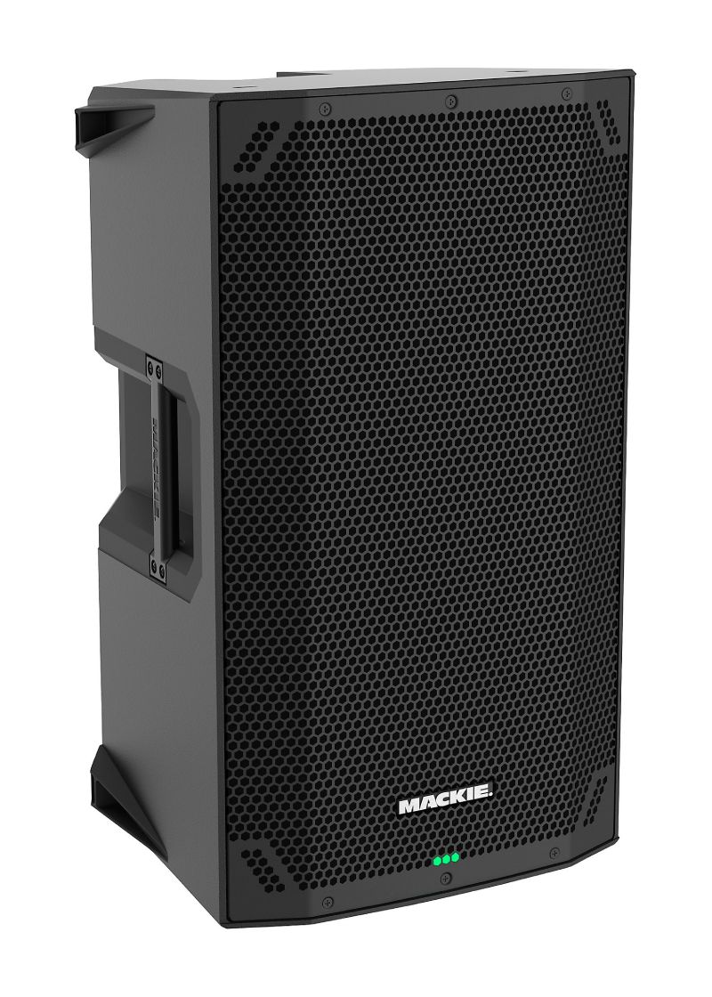 mackie thump12v4 professional 12" powered loudspeaker Altavoz Mackie Thump12v4 detalle del woofer y driver