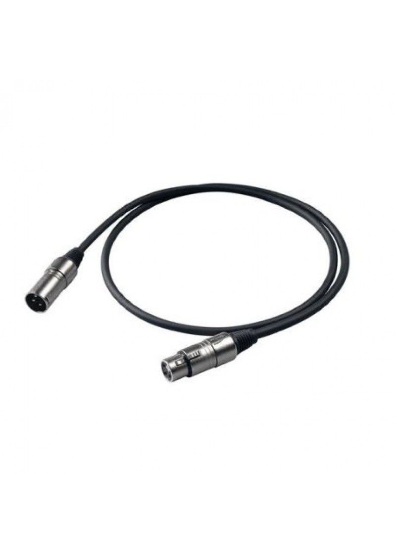 Cable de extensión de micrófono Proel BULK250LU10 XLR de 10 metros vista completa