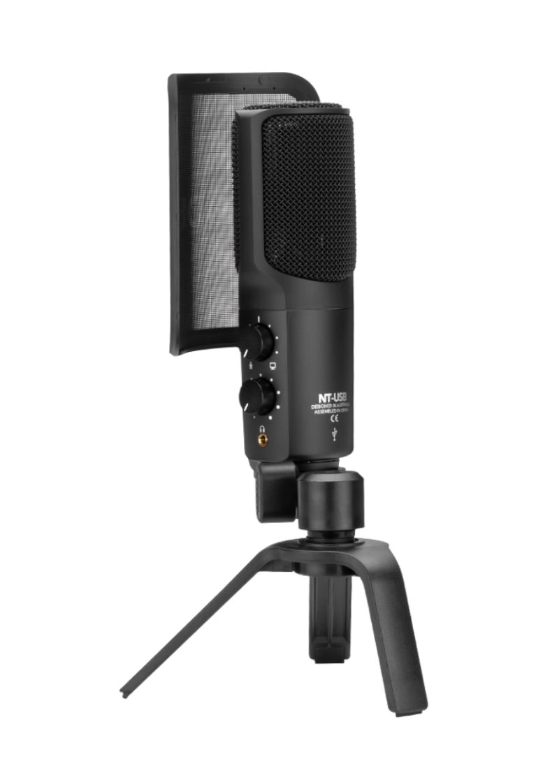 rode nt usb desktop microphone Micrófono RØDE NT-USB detalle de la rejilla