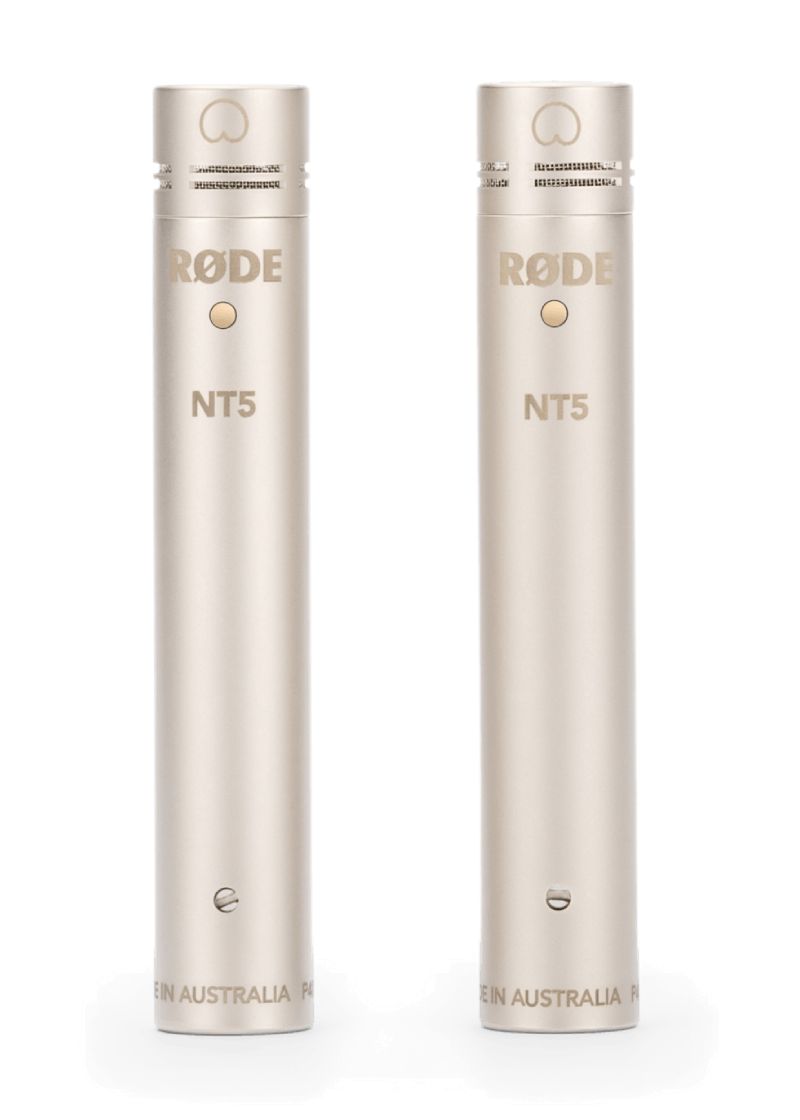 Micrófonos RØDE NT5 vista frontal del par